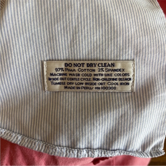 Peter Millar Shorts Size 38 Men's Golf Casual Pima Cotton Stretch Comfort 8” - Picture 8 of 8